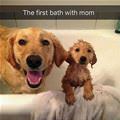 First Bath With My Mom